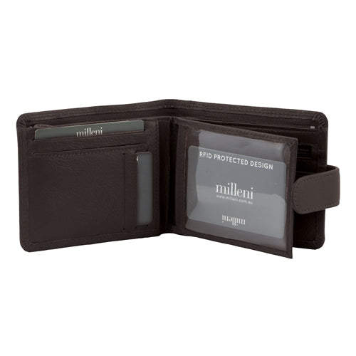 BROWN MILLENI MENS WALLET