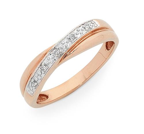 9RG DIAMOND CROSSOVER RING